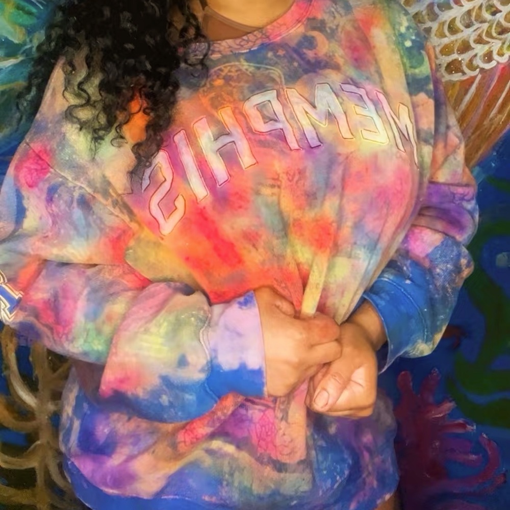 UPCYCLED  vintage MEMPHIS Sweatshirt
